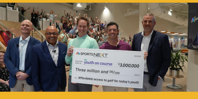 NBC Sports Next and Golf Community Raise More than $3 Million for Youth on Course
