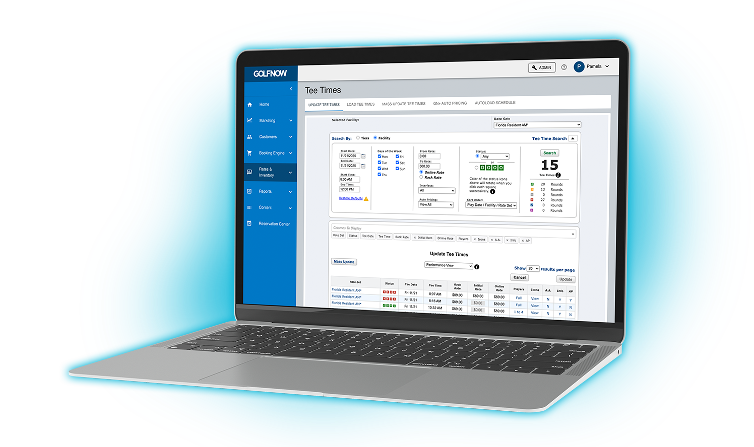 Easily control inventory & rates