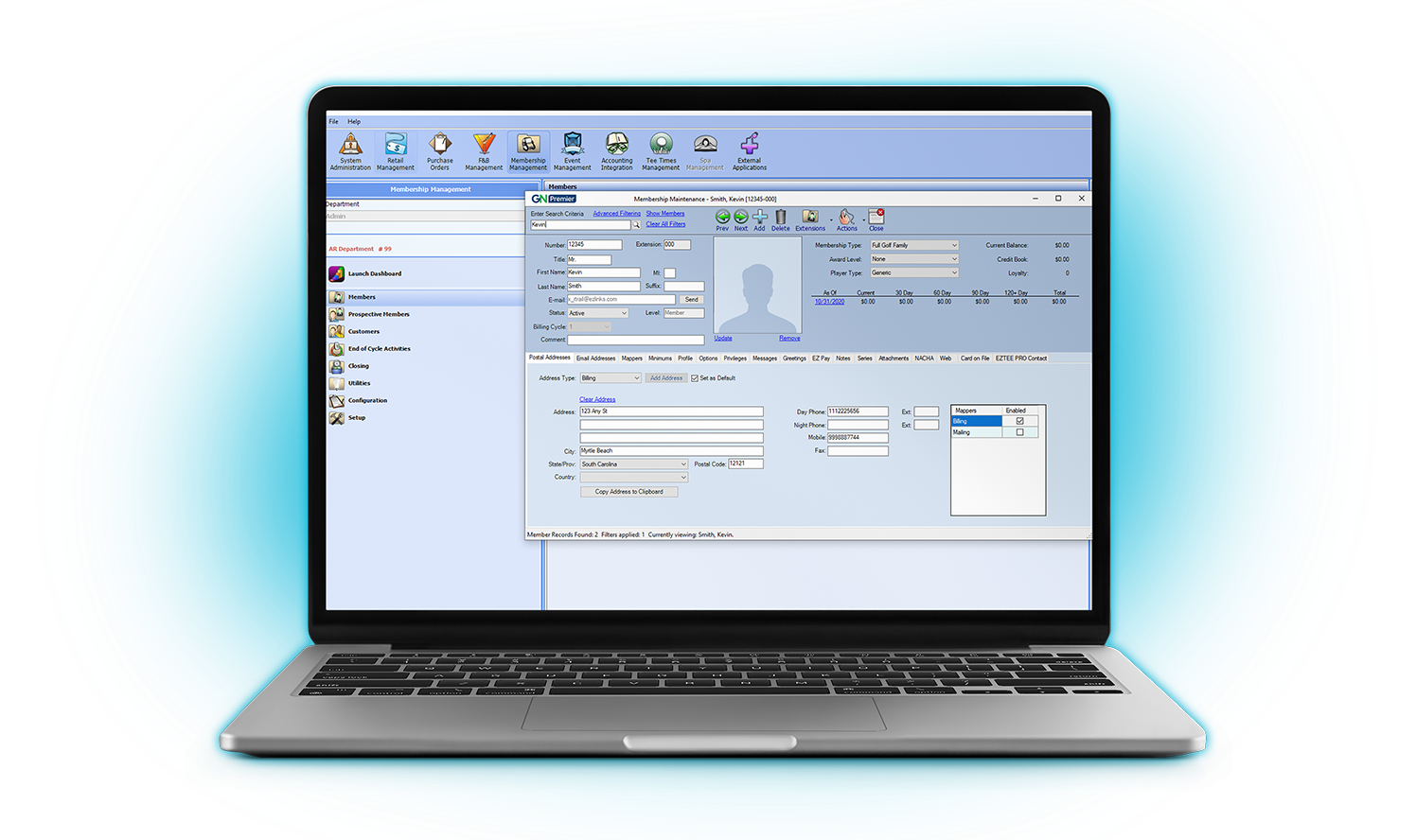 Access every member detail