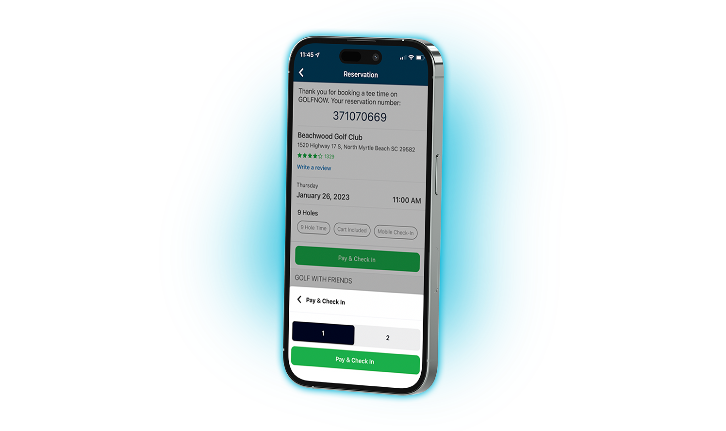 Streamline check-in and pay
