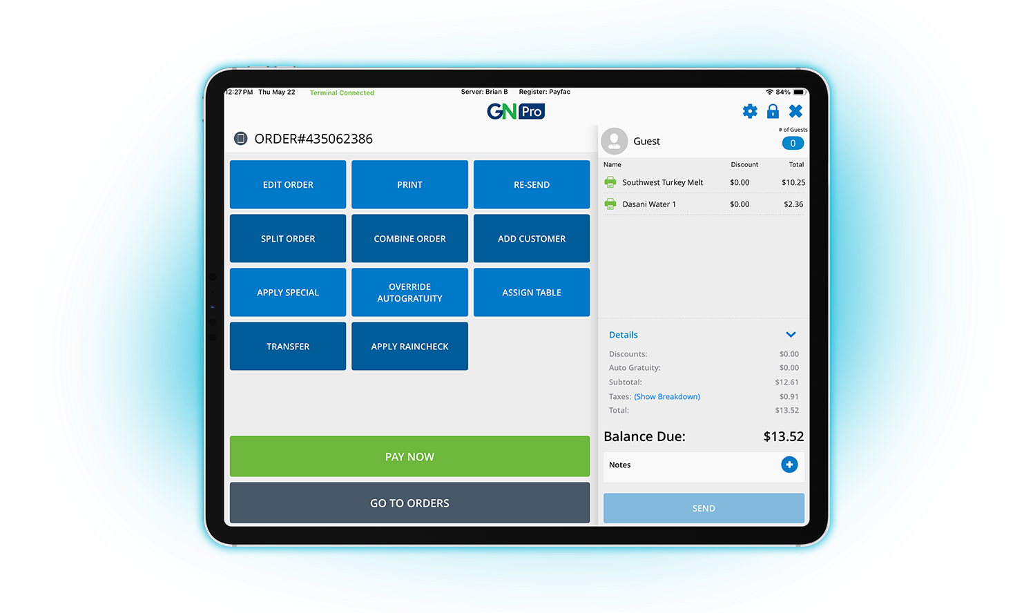 Mobile point of sale (POS)