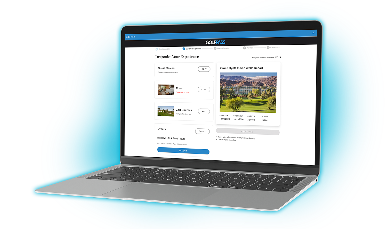 Attract premium traveling golfers with full-service packages